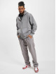 PEGADOR Zip Hoodie Logo Oversized Vintage grey