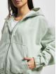 PEGADOR Zip Hoodie Hills Cropped grøn
