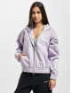 PEGADOR Zip Hoodie Hills Cropped lilla