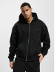 PEGADOR Zip Hoodie Colne Logo Oversized Vintage svart