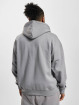 PEGADOR Zip Hoodie Logo Oversized Vintage šedá