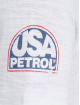 Petrol Industries Camiseta Crew blanco