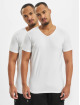 Petrol Industries T-skjorter Bodyfit Basic 2 Pack hvit