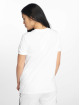 Pieces T-Shirt pcRia Fold Up Solid white