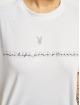 Playboy x DEF T-Shirty Your Life Your Pleasure bialy