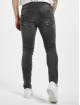 Project X Paris Slim Fit Jeans Worn Effecr schwarz