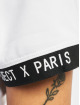 Project X Paris T-shirt Logo Stripe Crop bianco