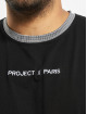 Project X Paris T-Shirt Checked Sleeves schwarz