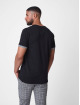 Project X Paris T-Shirt Embroidery Checkered Lapel schwarz