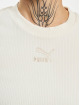 Puma T-Shirt Classics Ribbed Slim beige
