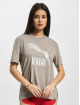 Puma t-shirt Classics Logo W grijs