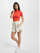 Puma T-Shirt Rib Mock Neck red