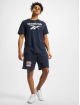 Reebok Shorts BB Iverson Fleece blau