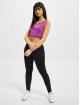 Reebok Top DC Fitness Crop violet