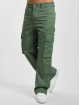 Sean John Cargobroek Script Logo Knee Patch olijfgroen