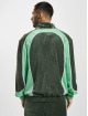 Sean John Chaqueta de entretiempo Script Logo Colorblock Velours oliva