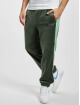 Sean John Jogginghose Script Logo Colorblock Velours olive