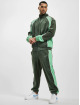 Sean John Jogginghose Script Logo Colorblock Velours olive
