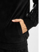 Sean John Lightweight Jacket Monogram Logo Devoré Velours black