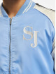Sean John Lightweight Jacket Monogram Logo Satin Souvenir blue