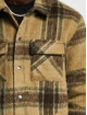 Sean John Overgangsjakker Script Logo Brushed Flannel brun
