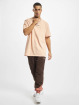 Sean John Spodnie do joggingu Script Logo Colorblock brazowy