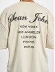 Sean John T-Shirt Script Logo Peached City Backprint beige