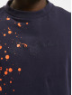 Sean John T-Shirty Script Logo Splatter niebieski