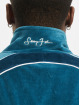 Sean John Transitional Jackets Script Logo Colorblock Velvet blå
