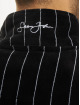 Sean John Transitional Jackets Script Logo Pinstripe Velours svart