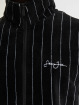 Sean John Transitional Jackets Script Logo Pinstripe Velours svart