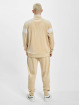 Sergio Tacchini Anzug Velour Damarindo beige