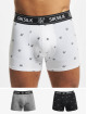 Sik Silk Boxerky Logo Print 3-Pack biela