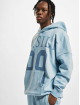 Sik Silk Hoody Relaxed Fit Overhead blauw