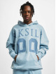 Sik Silk Hoody Relaxed Fit Overhead blauw