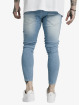 Sik Silk Jean skinny Distresed bleu