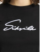 Sik Silk Pitkähihaiset paidat Long Sleeve Signature Crop musta