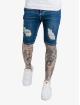 Sik Silk Short Distressed gris