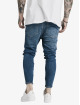 Sik Silk Skinny Jeans Drop Crotch blau