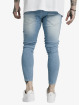 Sik Silk Skinny Jeans Distresed blue