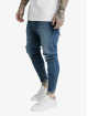 Sik Silk Skinny Jeans Drop Crotch blue
