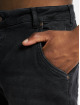 Sik Silk Slim Fit Jeans Distressed Denims Slim Fit zwart