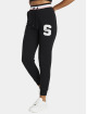 Sik Silk Spodnie do joggingu Varsity Logo Joggers czarny