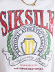 Sik Silk T-Shirt Varsity Anniversary Oversized blanc