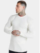 Sik Silk T-Shirt manches longues Long Sleeve Rib Gym blanc