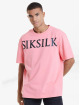 Sik Silk T-Shirt Drop Shoulder Relaxed Fit pink