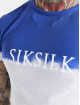 Sik Silk T-shirts Dip Dye Fade hvid