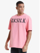 Sik Silk T-Shirty Drop Shoulder Relaxed Fit pink