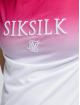 Sik Silk T-Shirty High Fade Embroidery Gym pink