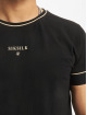 Sik Silk T-skjorter Division Straight Hem Tech svart